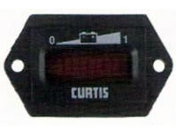 48 Volt Horizontal Charge Meter.("Curtis"LED Bar graph with Tabs). Fits Club Car, E-Z-GO & Yamaha