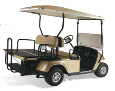 Club Car DS Mid 2000 & "Down" Rear Flip Down Seat Kit-With Standard Arm Rest