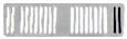 Acrylic Verical Pattern Grille Cover (28329-B22)