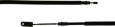 Passenger Side Brake Cable, EZGO TXT Gas 2010-up (8349-B29)